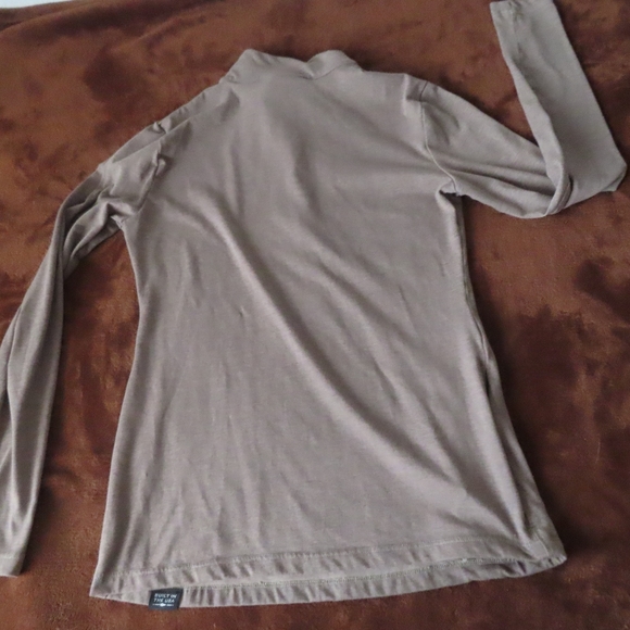 Womens small Go Ruck Tough Half Zip beige pullover - Picture 3 of 7